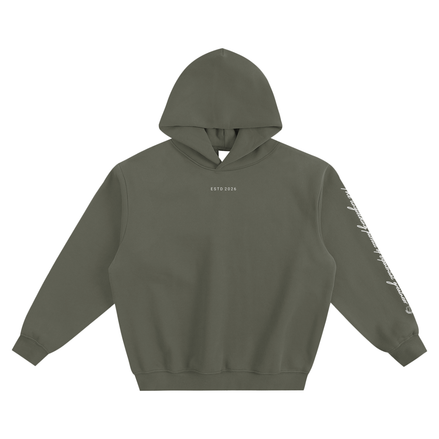 the front of the dark gray Official Member Hoodie