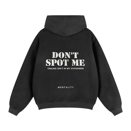 Two-way Zipper Hoodie back